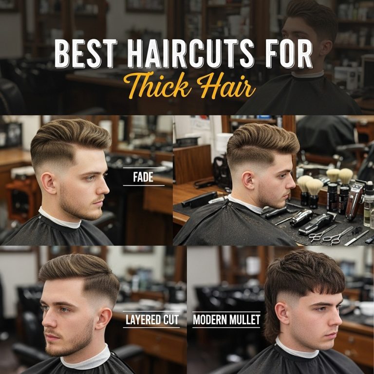 best haircuts for thick hair